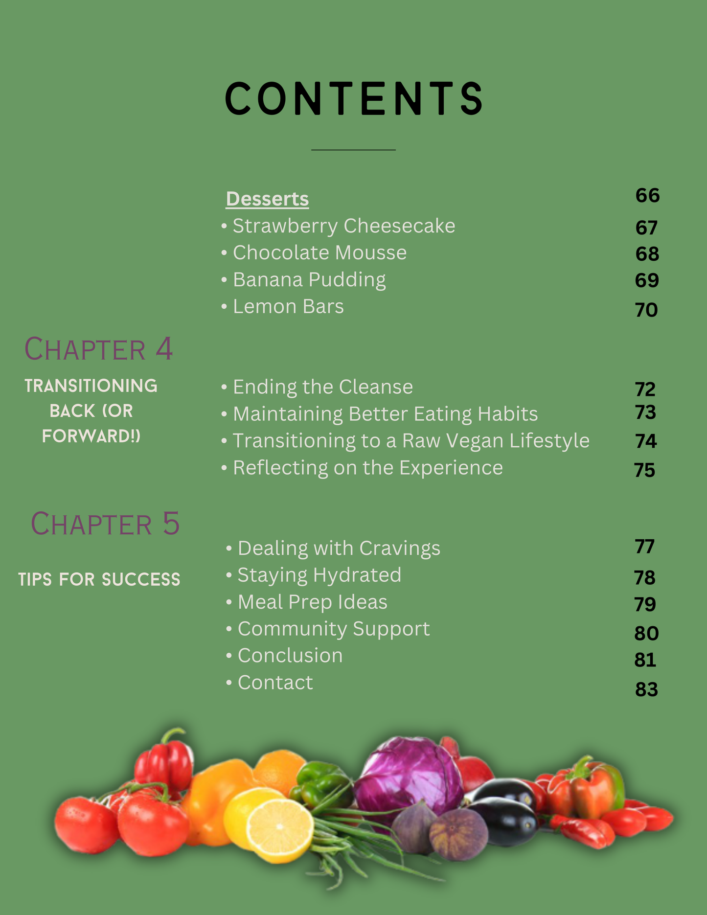 Recipe E-Book, The Raw Vegan Detox Blueprint