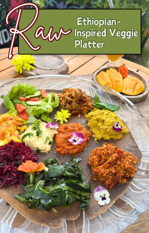 Raw Ethiopian Veggie Platter E-Book