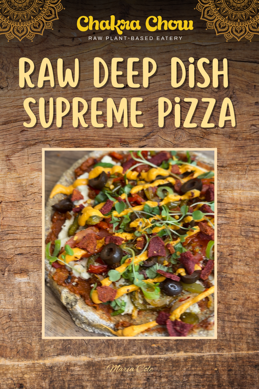 Raw Deep Dish Supreme Pizza Recipe